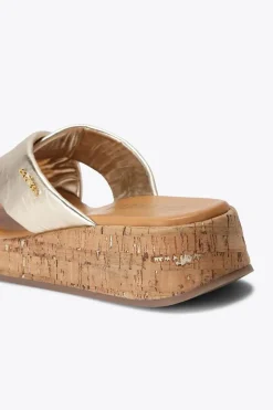 'Pillow' Leather Sandals