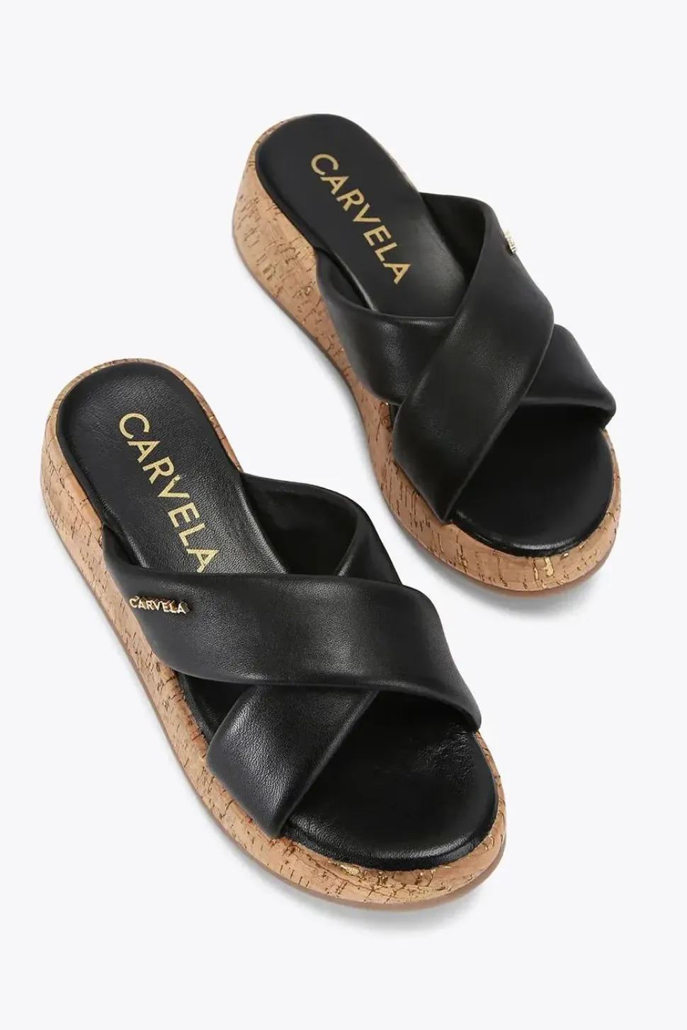'Pillow' Leather Sandals