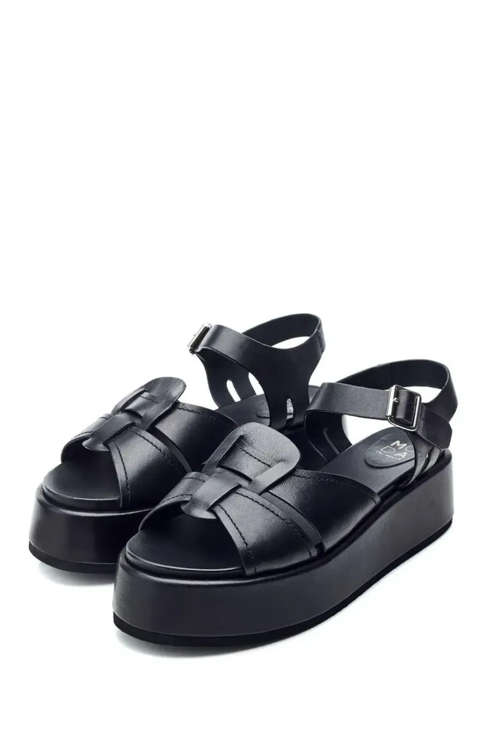'Pippaa' Leather Flatforms