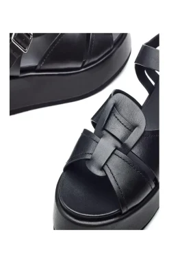 'Pippaa' Leather Flatforms