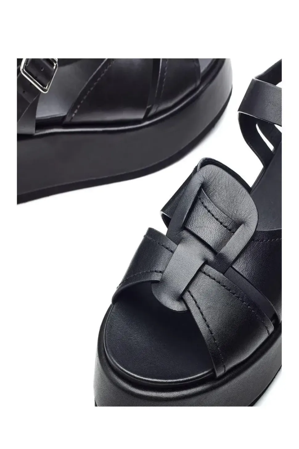 'Pippaa' Leather Flatforms
