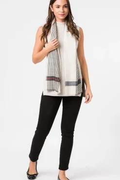 'Pixel' Cashmere & Merino Wool Scarf