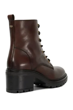 'Plotted' Leather Ankle Boots