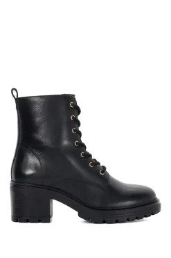 'Plotted' Leather Ankle Boots