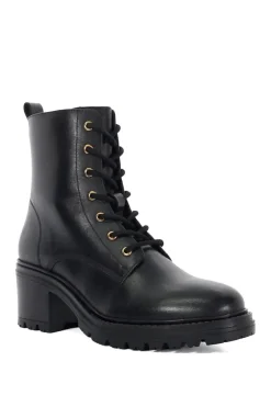 'Plotted' Leather Ankle Boots