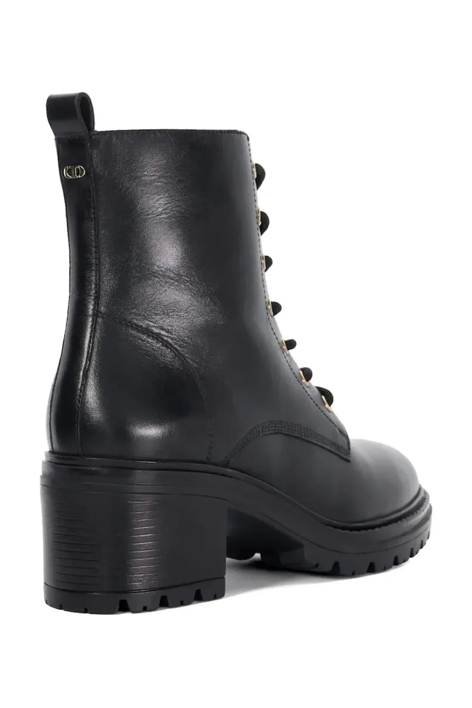 'Plotted' Leather Ankle Boots