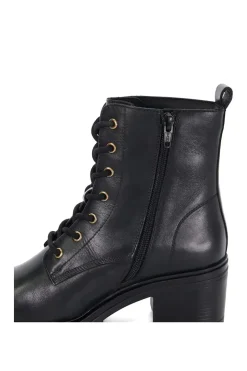 'Plotted' Leather Ankle Boots