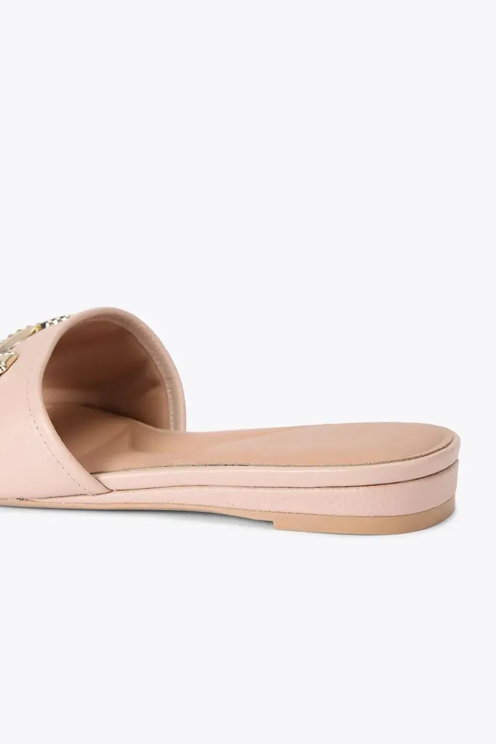 'Poise Mule' Leather Flats