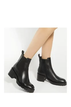 'Positivity' Leather Ankle Boots