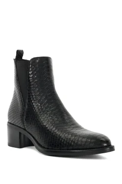 'Pouring' Leather Ankle Boots