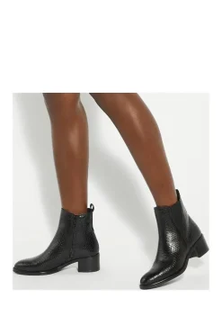 'Pouring' Leather Ankle Boots