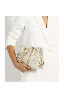 'Primrose S' Leather Clutch