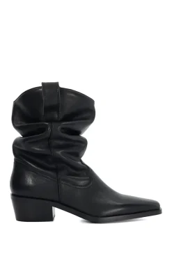 'Prims' Leather Ankle Boots