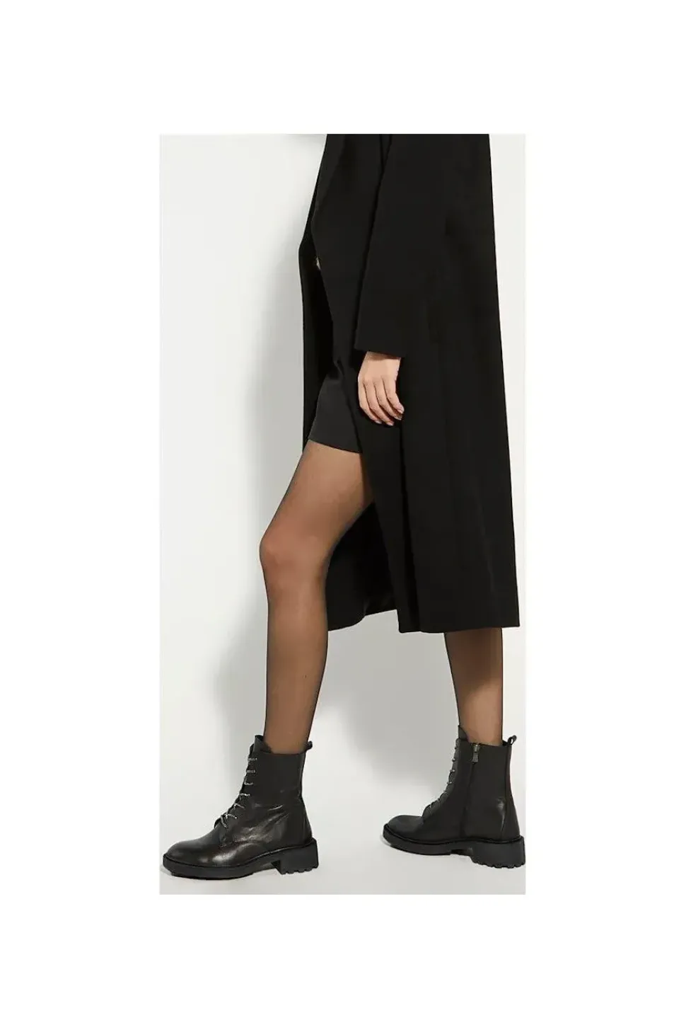 'Purplex' Leather Lace Up Boots