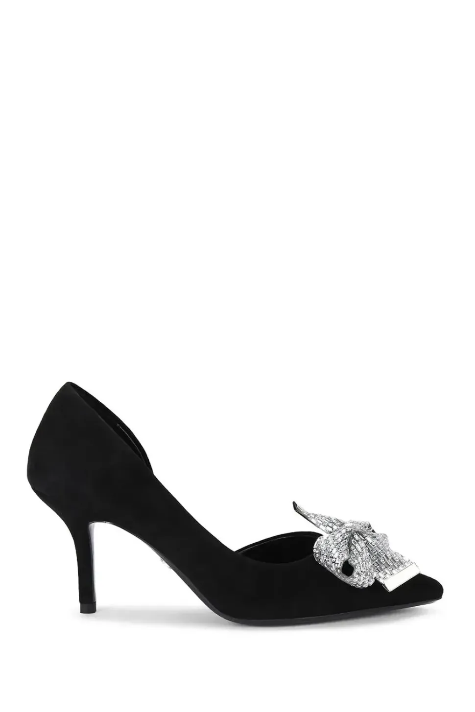 'Regal Bow Court 90' Suede Heels