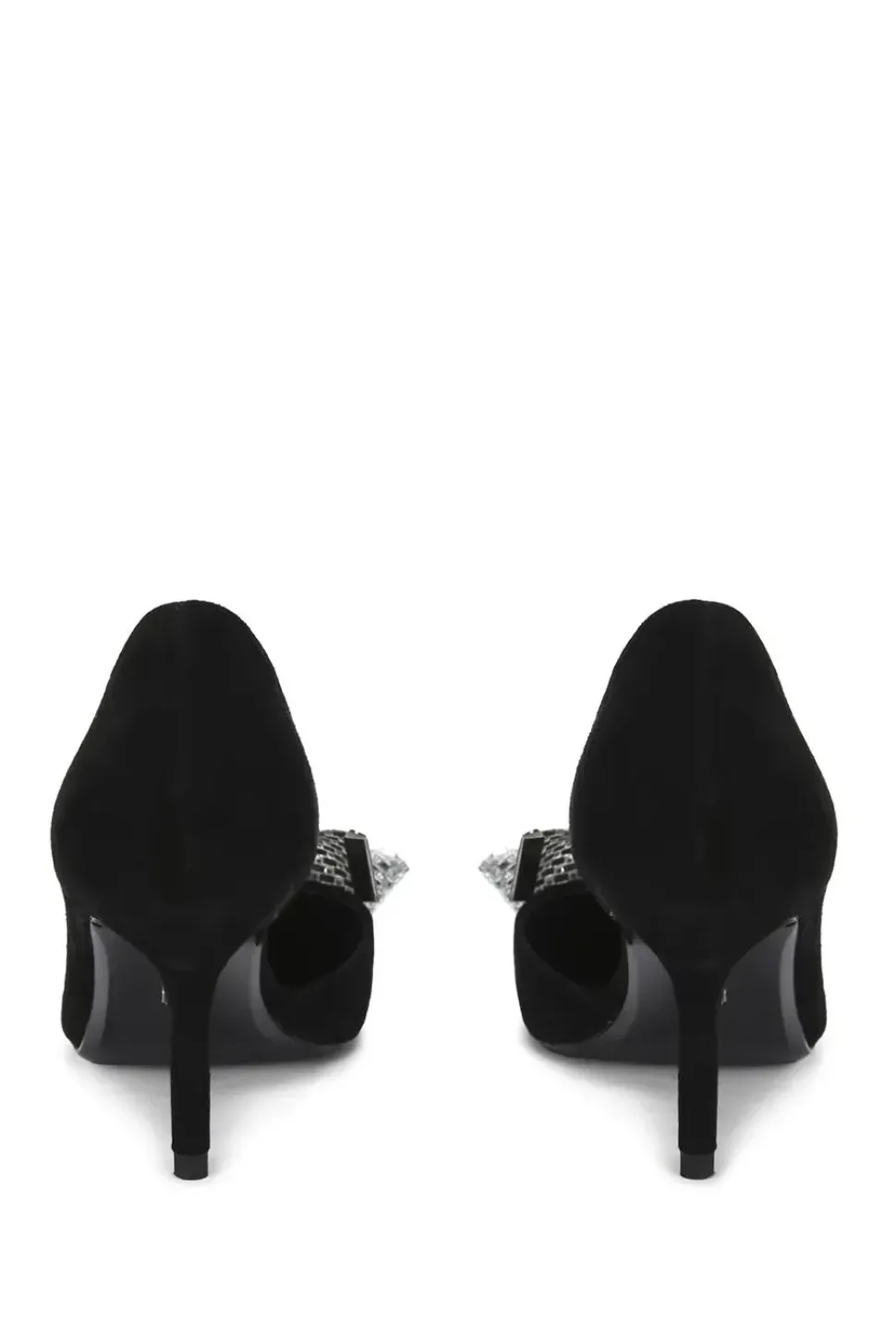 'Regal Bow Court 90' Suede Heels