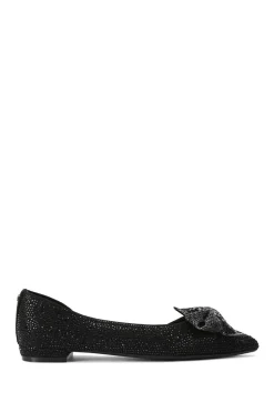 'Regal Bow Flat' Fabric Flats