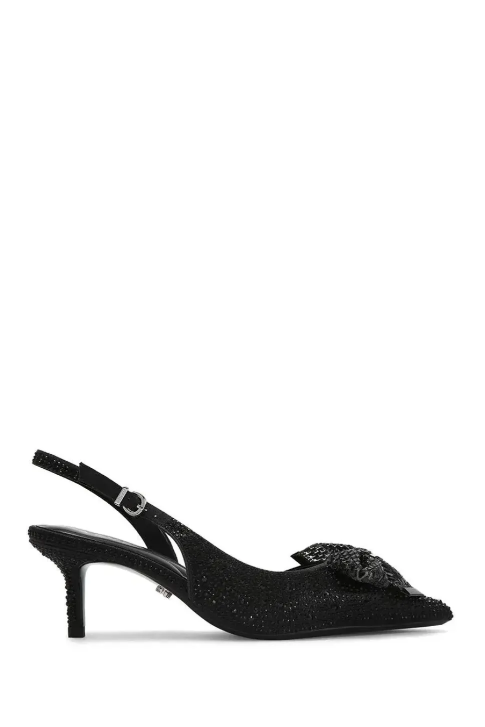 'Regal Bow Sling 2' Fabric Heels