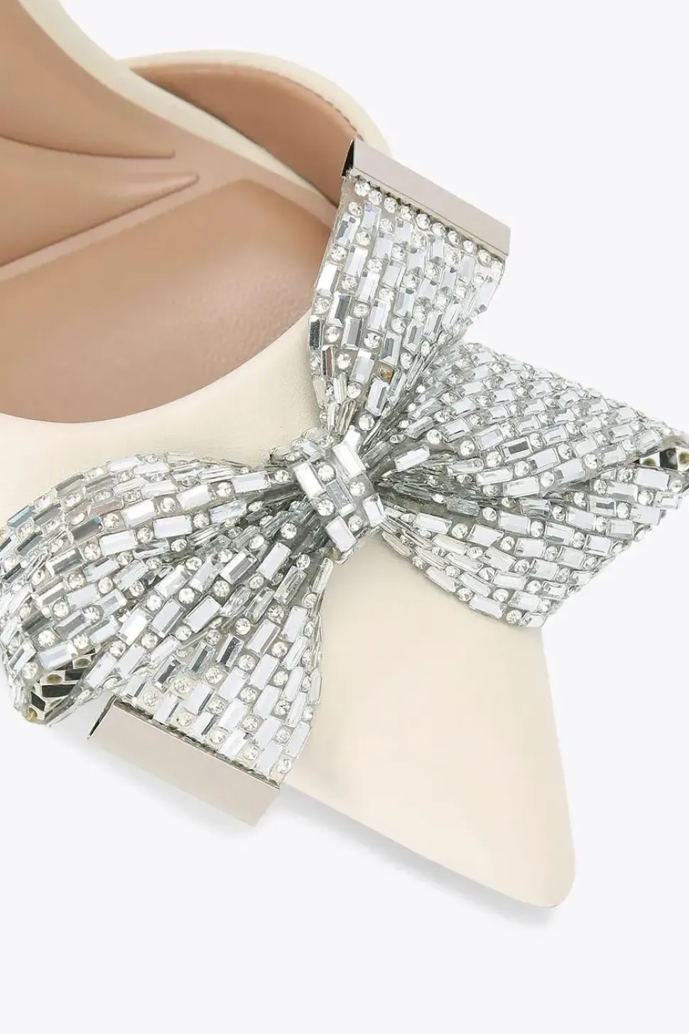'Regal Bow Sling 2' Leather Heels