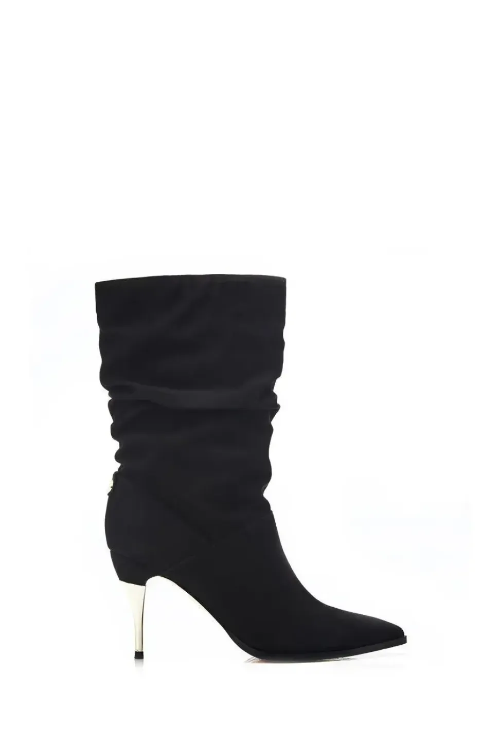 'Rochettie' Alcantara Heeled Boots