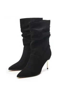 'Rochettie' Alcantara Heeled Boots