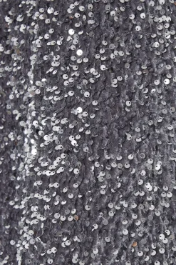 'Rocky' Sequin Velour Mini Party Dress