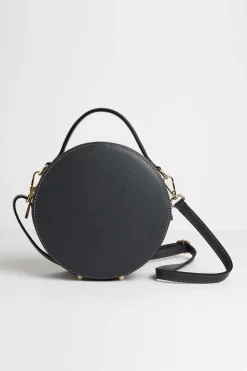 'Rome' Round Circle Crossbody Bag with Pastel Strap
