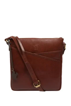 'Rose' Leather Cross Body Bag