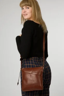 'Rose' Leather Cross Body Bag