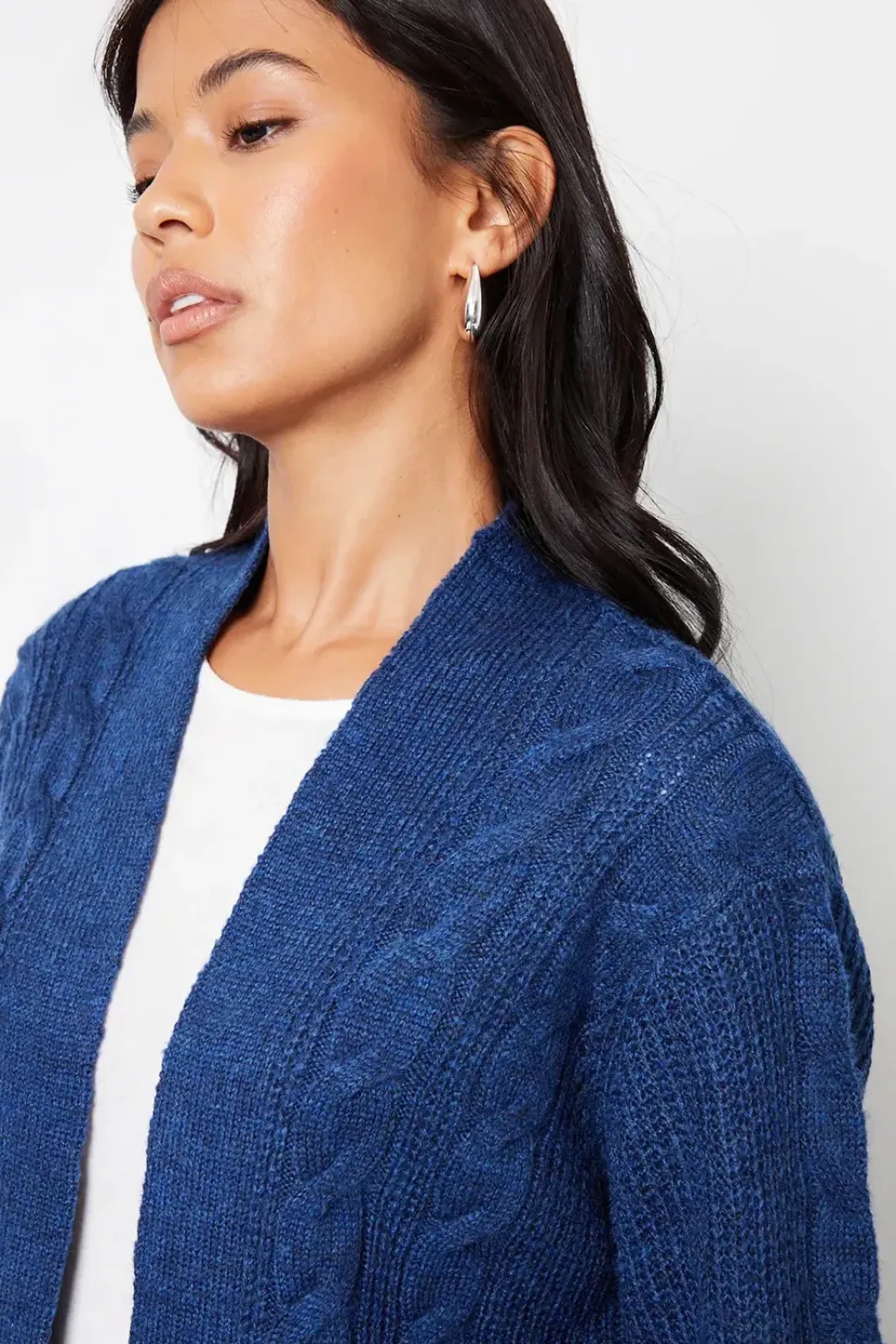 'Rozanna' Cable Knit Cardigan