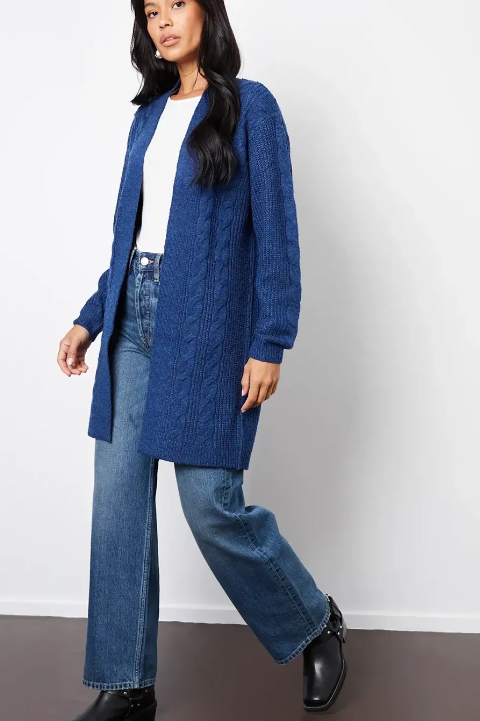 'Rozanna' Cable Knit Cardigan