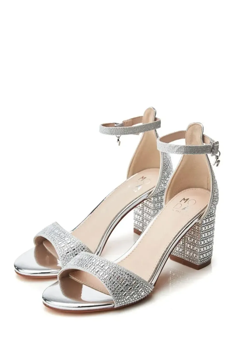 'Rubiana' Textile Heeled Sandals