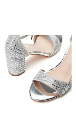 'Rubiana' Textile Heeled Sandals