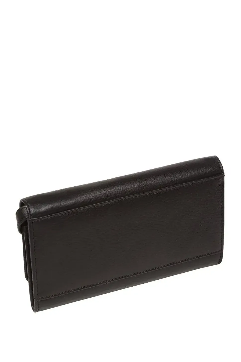 'Saffron' Nappa Leather Cross Body Clutch Bag
