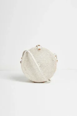 'Santorini' Round Basket Bag