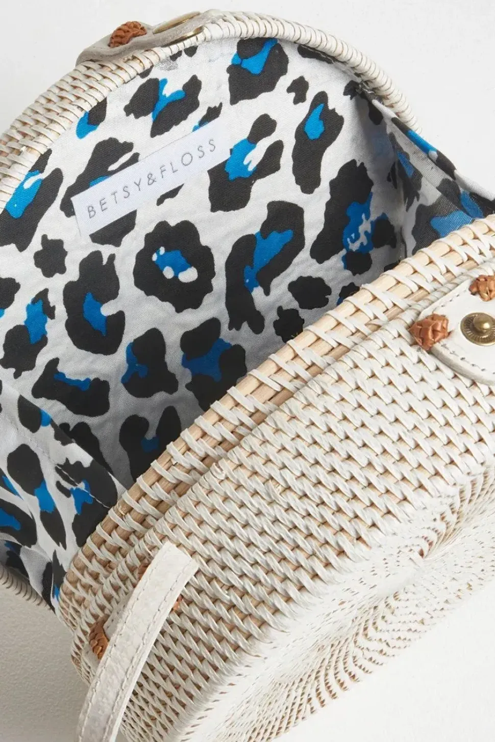 'Santorini' Round Basket Bag