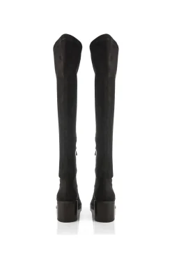 'Sarianne' Alcantara Heeled Boots