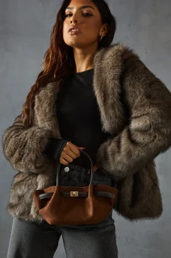 'Selene' Nappa Leather Cross Body Clutch Bag