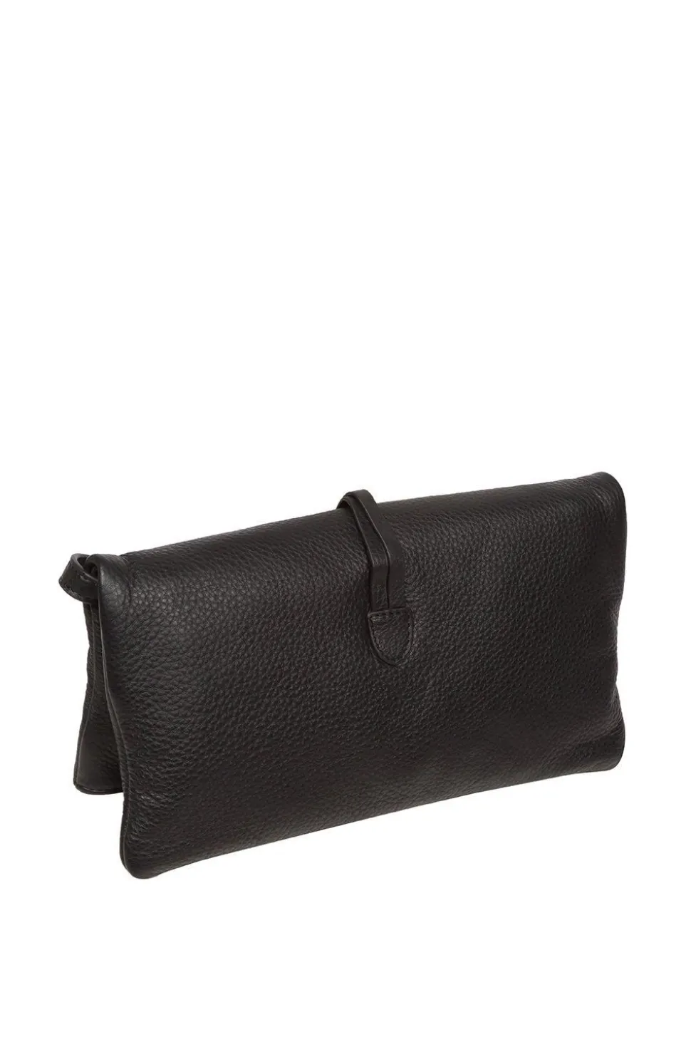 'Selene' Nappa Leather Cross Body Clutch Bag