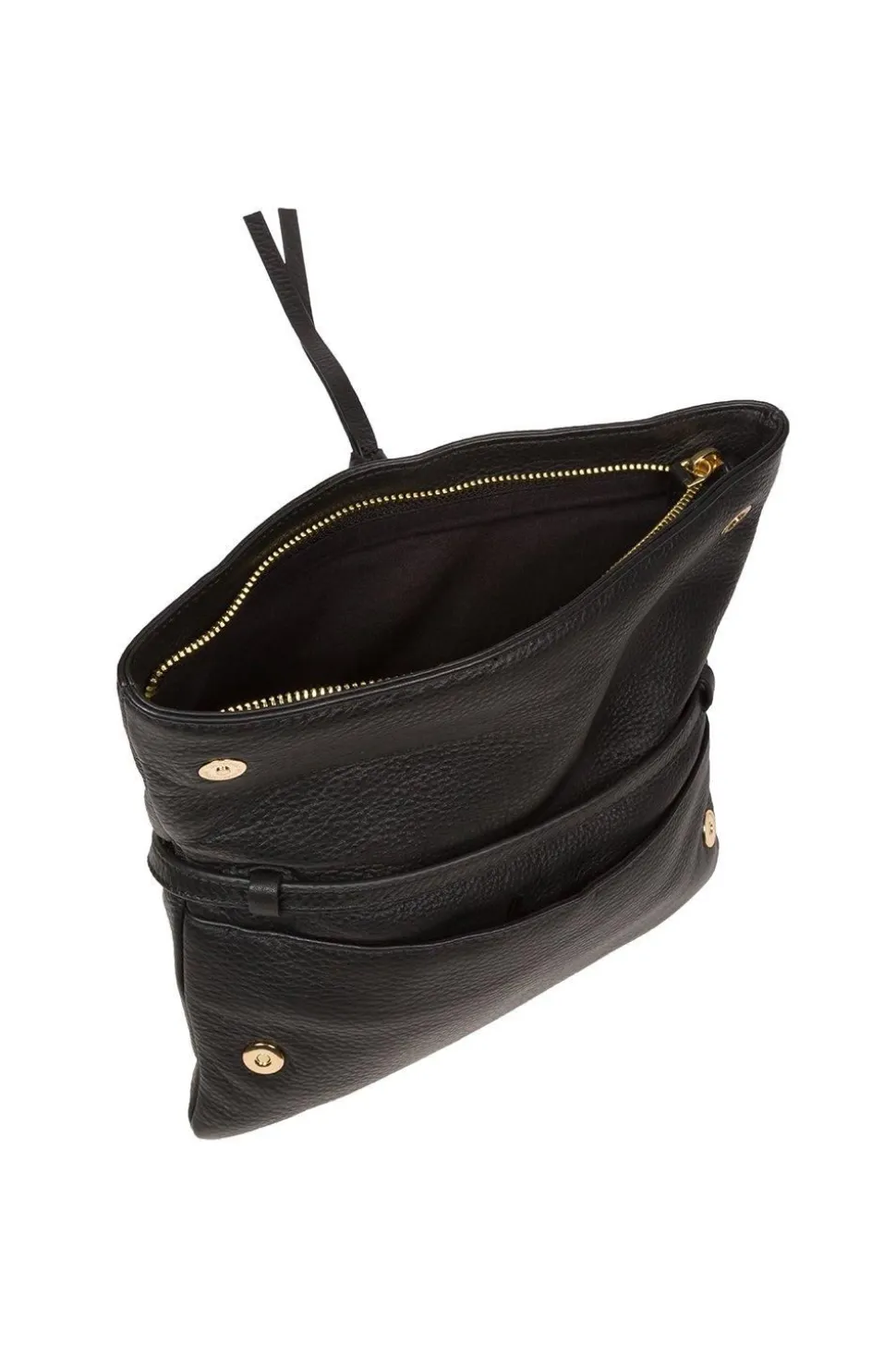 'Selene' Nappa Leather Cross Body Clutch Bag