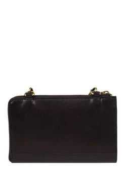 'Senga' Leather Cross Body Clutch Bag