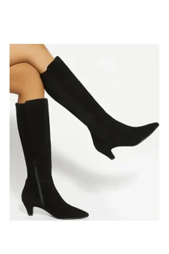 'Sera' Suede Knee High Boots