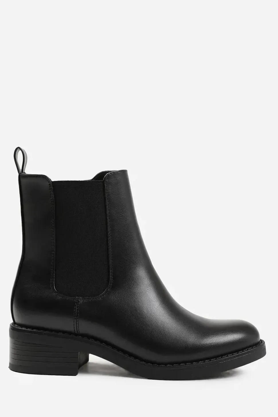 'Serna' Wide Fit Ankle Boot With Elastic Panel And Side Zip