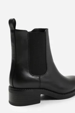 'Serna' Wide Fit Ankle Boot With Elastic Panel And Side Zip
