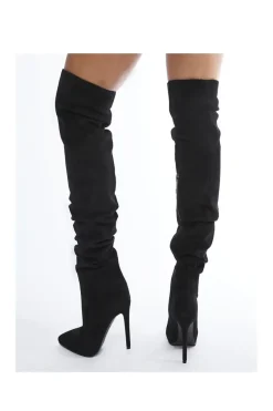 'Siara' Alcantara Over The Knee Boots