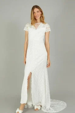 'Sienna' Lace Bridal Maxi Dress
