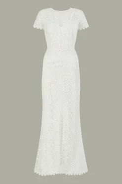 'Sienna' Lace Bridal Maxi Dress