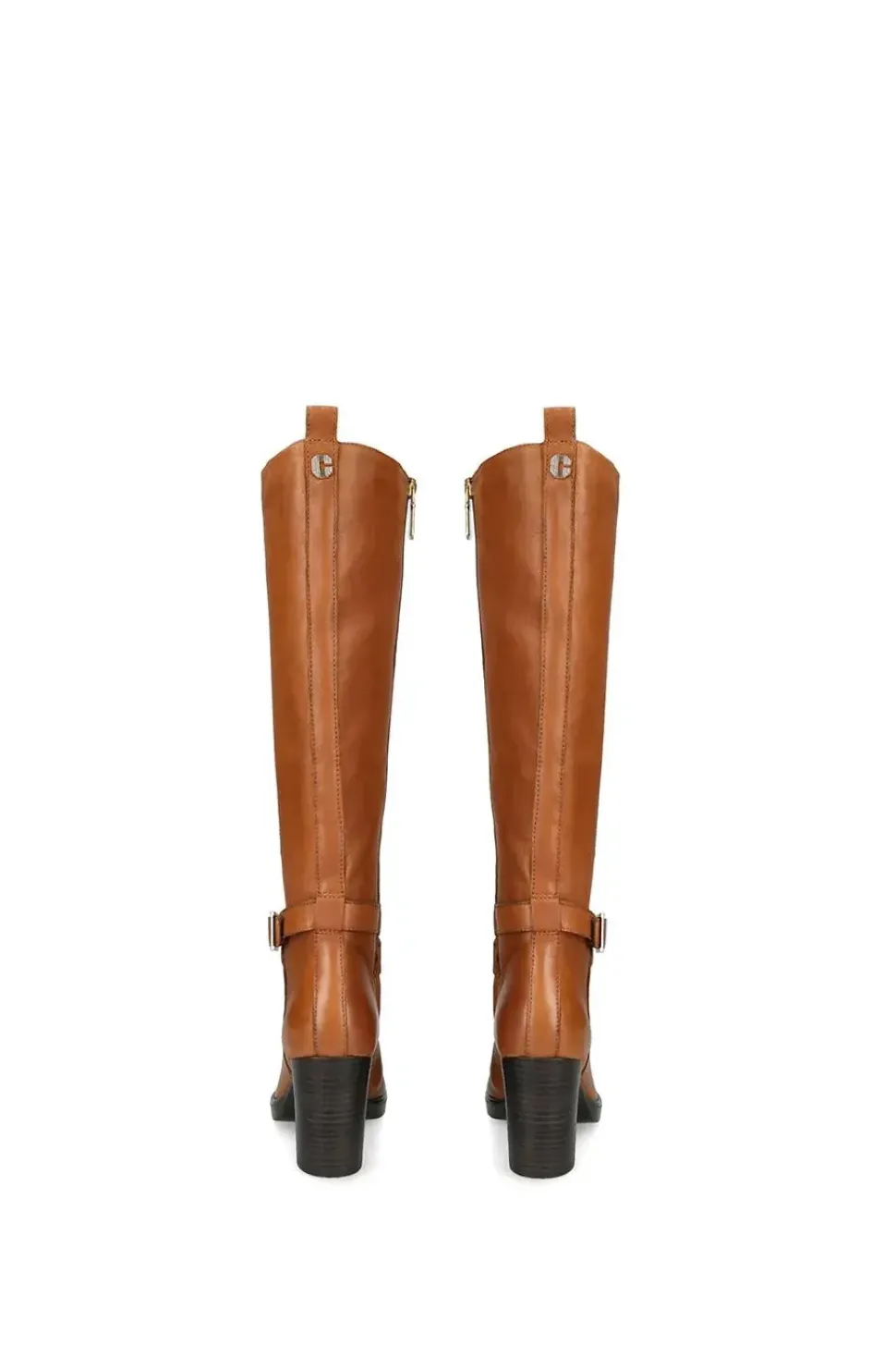 'Silver 2 Knee High' Leather Boots