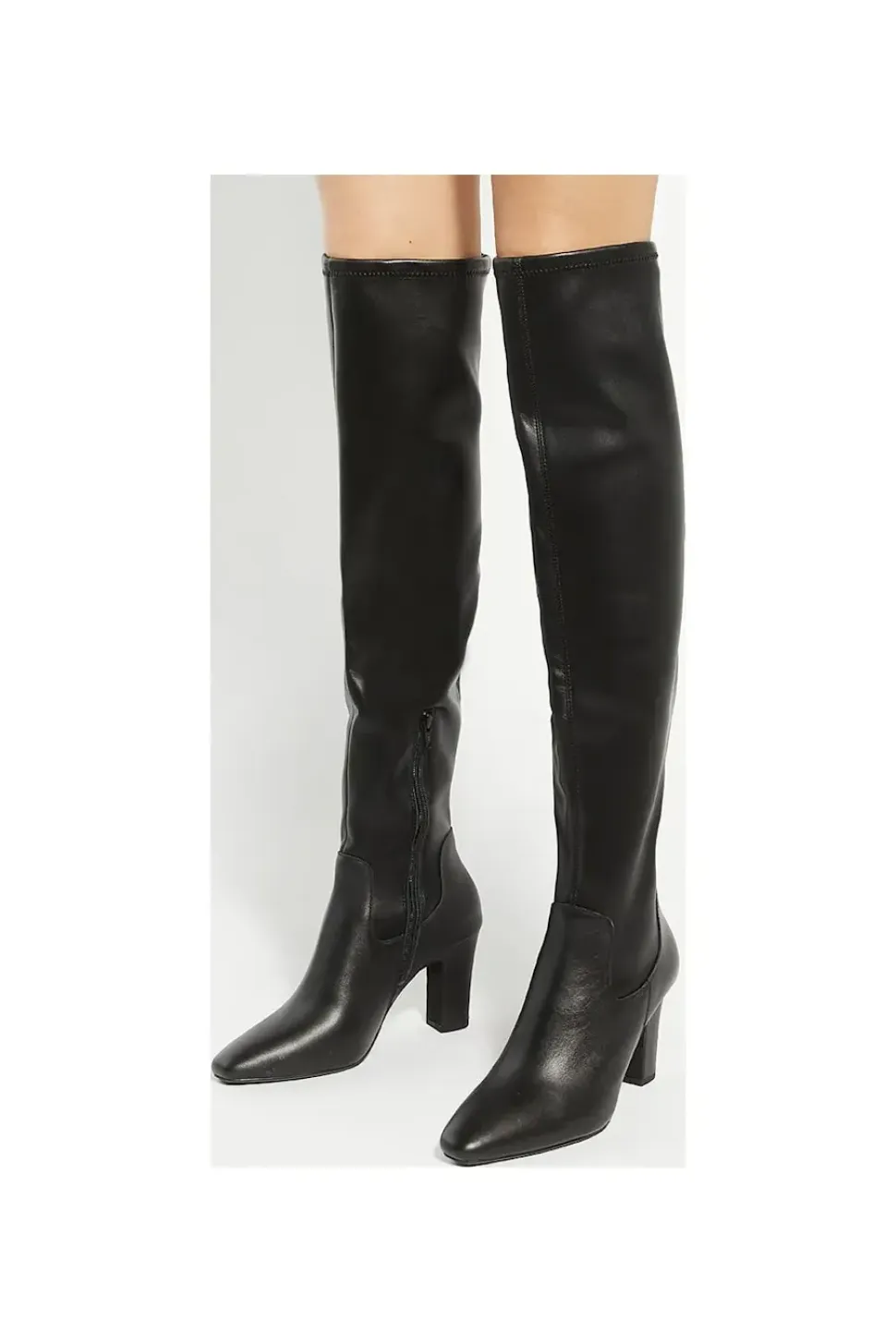 'Sirenna' Leather Over The Knee Boots