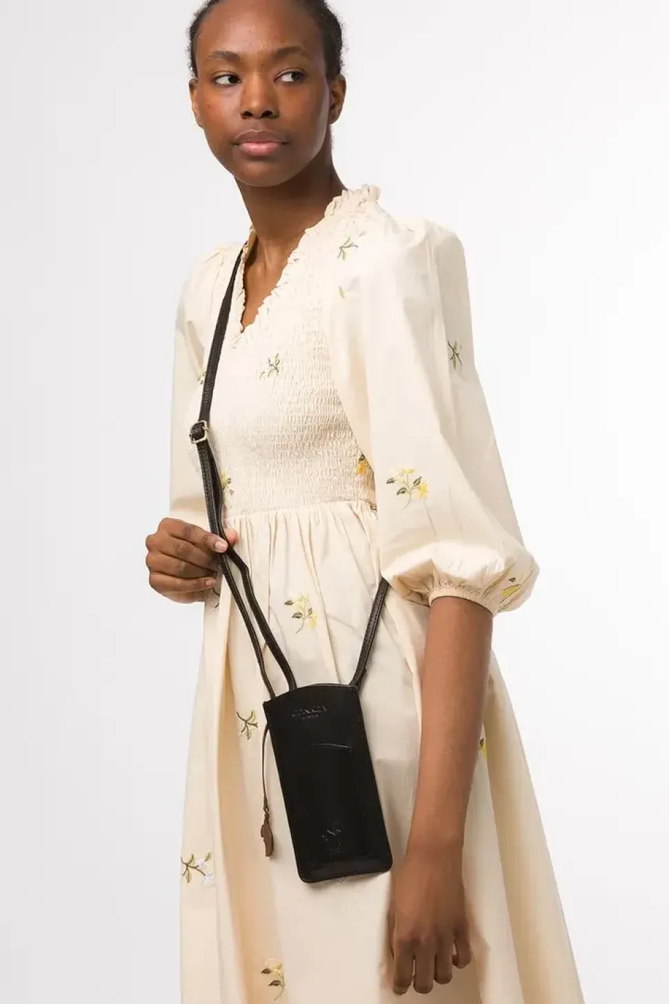 'Siren' Leather Cross Body Phone Bag